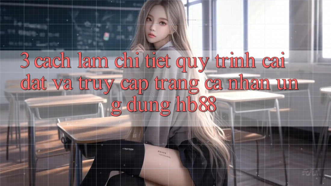 3. Cách làm Chi Tiết Quy Trình Cài đặt Và Truy cập trang cá nhân Ứng Dụng HB88