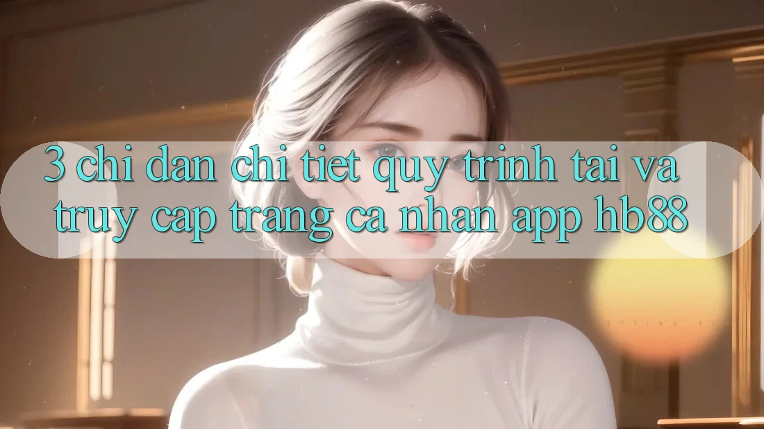 3. Chỉ dẫn Chi Tiết Quy Trình Tải Và Truy cập trang cá nhân App HB88