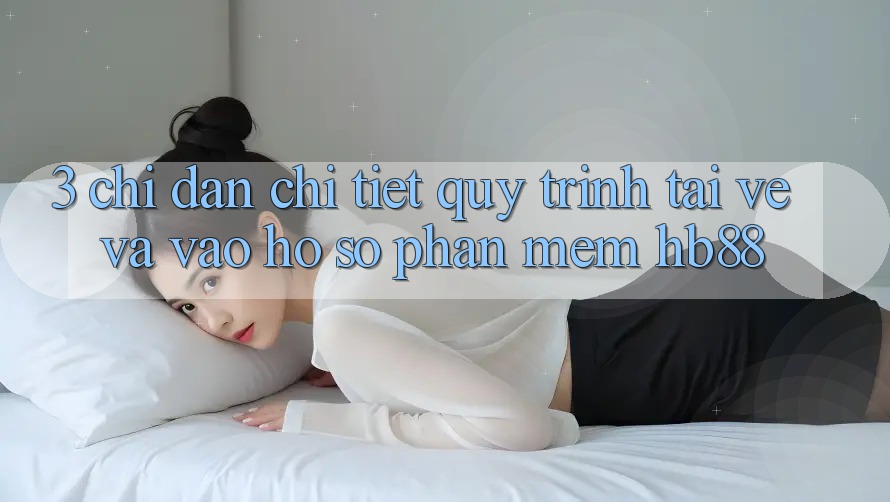 3. Chỉ dẫn Chi Tiết Quy Trình Tải về Và Vào hồ sơ Phần mềm HB88