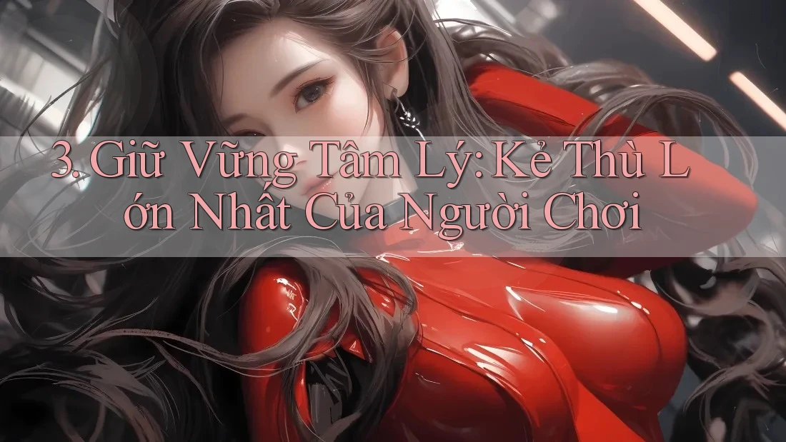 3. Giữ Vững Tâm Lý: Kẻ Thù Lớn Nhất Của Người Chơi 3. Giữ Vững Tâm Lý: Kẻ Thù Lớn Nhất Của Người Chơi