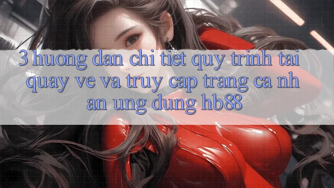 3. Hướng dẫn Chi Tiết Quy Trình Tải quay về Và Truy cập trang cá nhân Ứng Dụng HB88