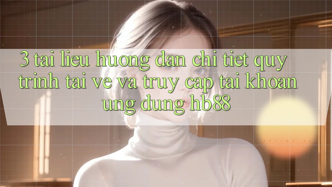 3. Tài liệu hướng dẫn Chi Tiết Quy Trình Tải về Và Truy cập tài khoản Ứng Dụng HB88 3. Tài liệu hướng dẫn Chi Tiết Quy Trình Tải về Và Truy cập tài khoản Ứng Dụng HB88