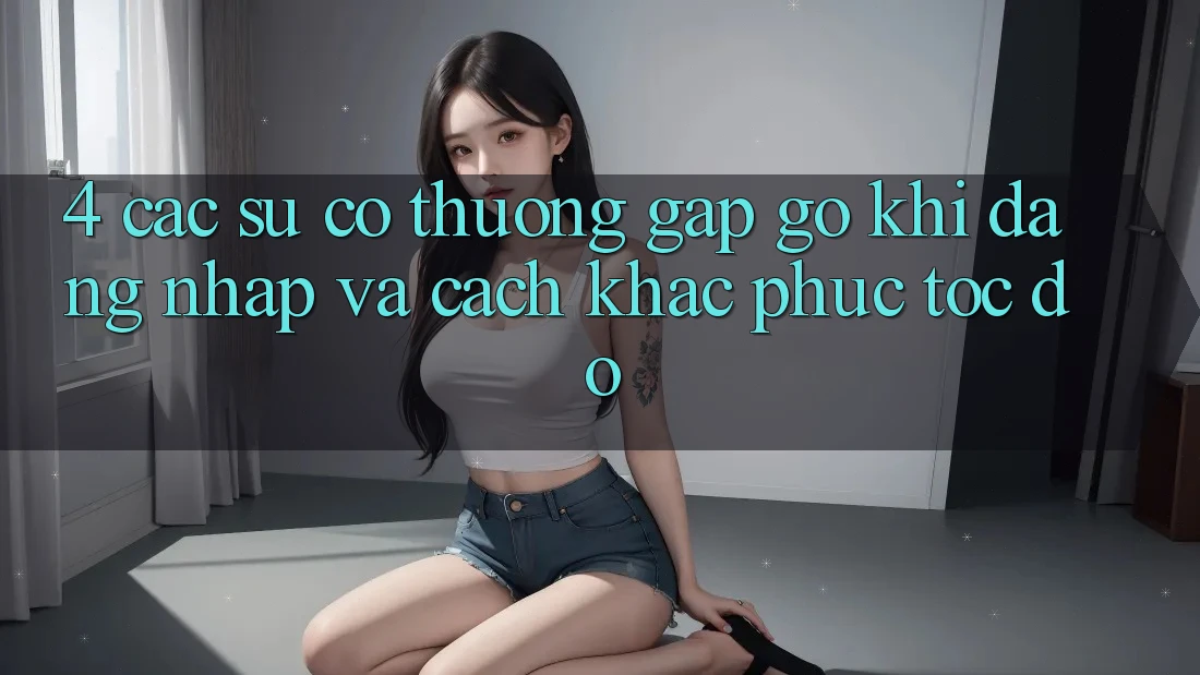 4. Các Sự Cố Thường Gặp gỡ Khi Đăng Nhập Và Cách Khắc Phục Tốc độ