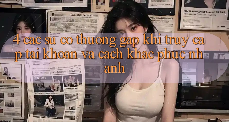 4. Các Sự Cố Thường Gặp Khi Truy cập tài khoản Và Cách Khắc Phục Nhanh