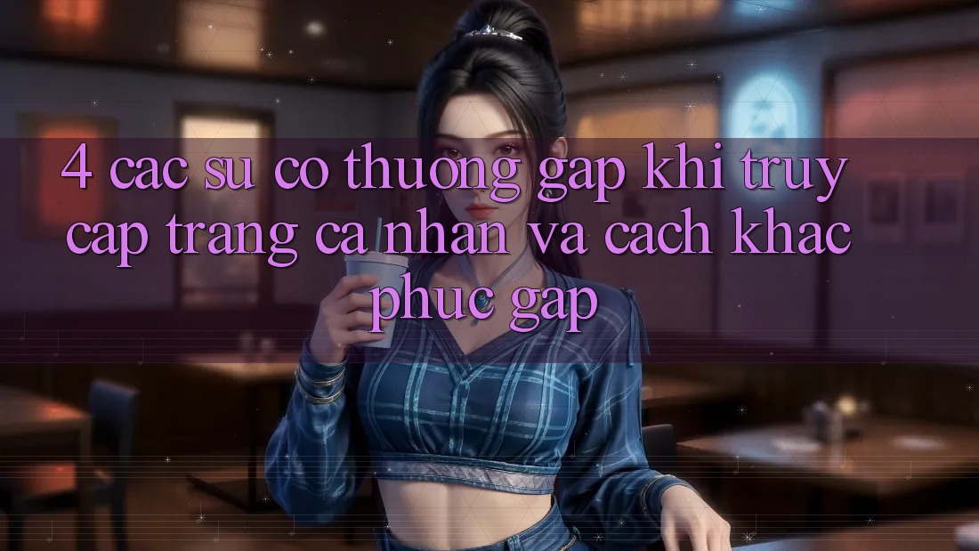 4. Các Sự Cố Thường Gặp Khi Truy cập trang cá nhân Và Cách Khắc Phục Gấp