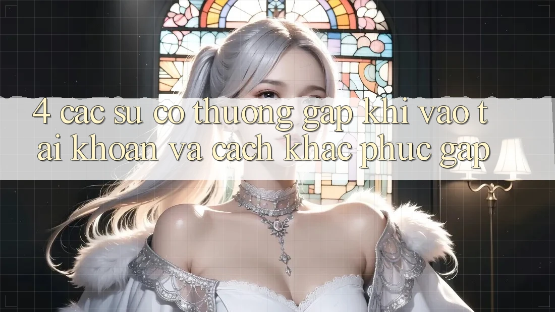 4. Các Sự Cố Thường Gặp Khi Vào tài khoản Và Cách Khắc Phục Gấp