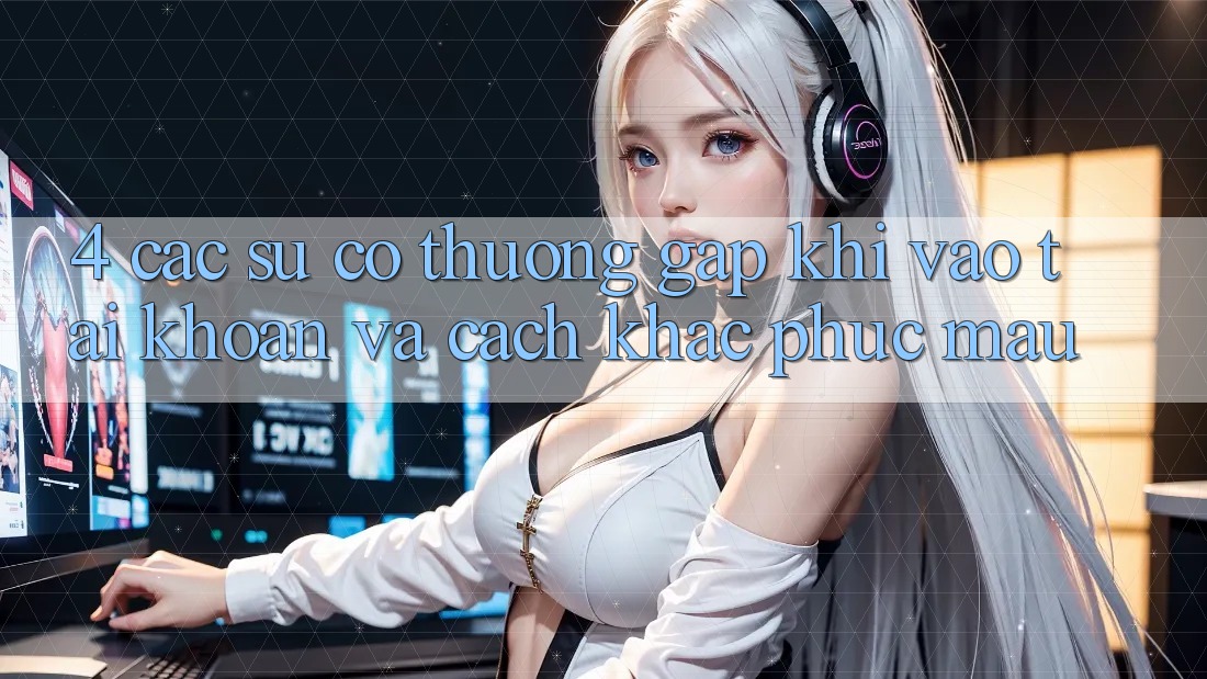 4. Các Sự Cố Thường Gặp Khi Vào tài khoản Và Cách Khắc Phục Mau