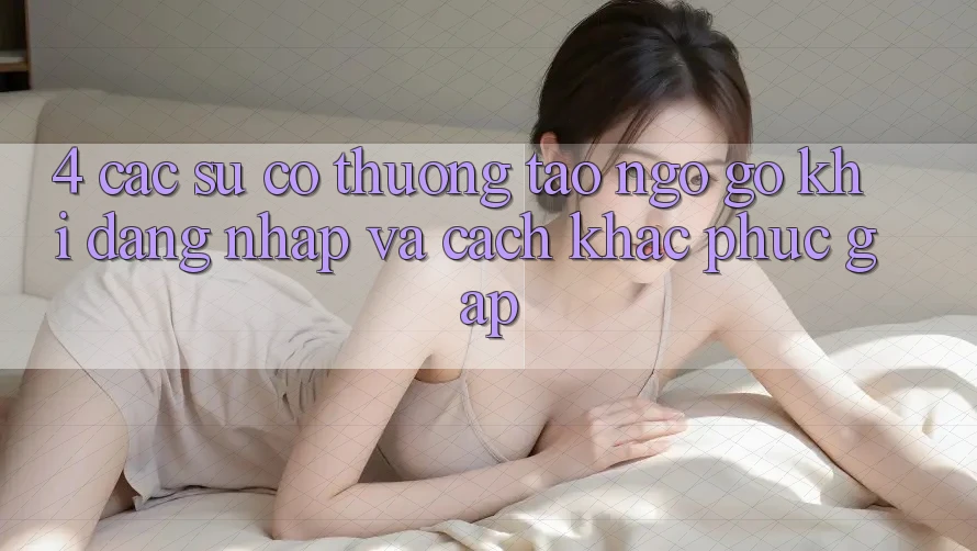 4. Các Sự Cố Thường Tao ngộ gỡ Khi Đăng Nhập Và Cách Khắc Phục Gấp 4. Các Sự Cố Thường Tao ngộ gỡ Khi Đăng Nhập Và Cách Khắc Phục Gấp