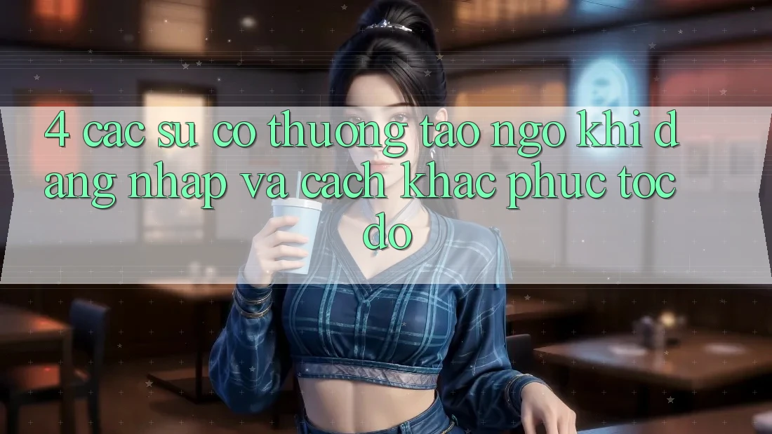 4. Các Sự Cố Thường Tao ngộ Khi Đăng Nhập Và Cách Khắc Phục Tốc độ 4. Các Sự Cố Thường Tao ngộ Khi Đăng Nhập Và Cách Khắc Phục Tốc độ