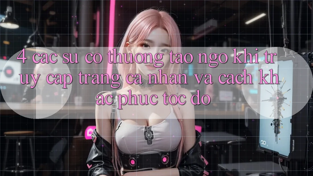 4. Các Sự Cố Thường Tao ngộ Khi Truy cập trang cá nhân Và Cách Khắc Phục Tốc độ