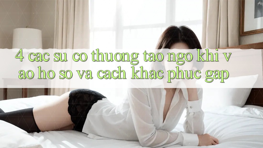 4. Các Sự Cố Thường Tao ngộ Khi Vào hồ sơ Và Cách Khắc Phục Gấp