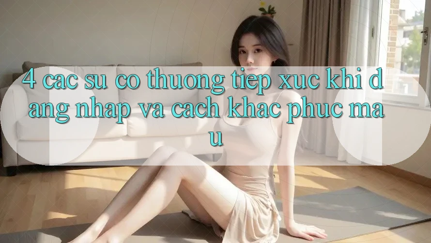 4. Các Sự Cố Thường Tiếp xúc Khi Đăng Nhập Và Cách Khắc Phục Mau 4. Các Sự Cố Thường Tiếp xúc Khi Đăng Nhập Và Cách Khắc Phục Mau