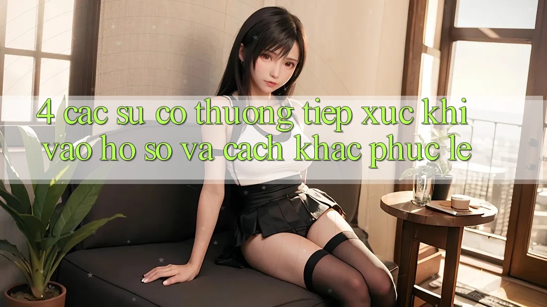 4. Các Sự Cố Thường Tiếp xúc Khi Vào hồ sơ Và Cách Khắc Phục Lẹ