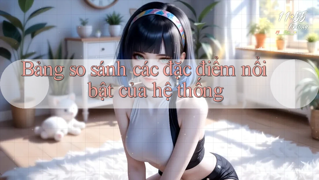 Bảng so sánh các đặc điểm nổi bật của hệ thống Bảng so sánh các đặc điểm nổi bật của hệ thống