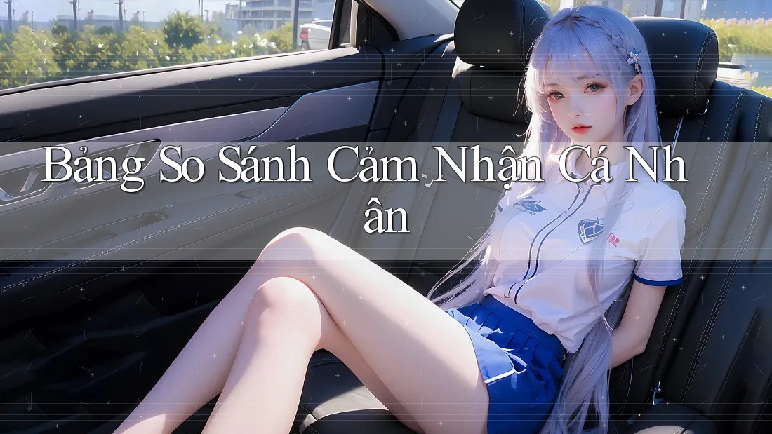 Bảng so sánh cảm nhận cá nhân Bảng so sánh cảm nhận cá nhân