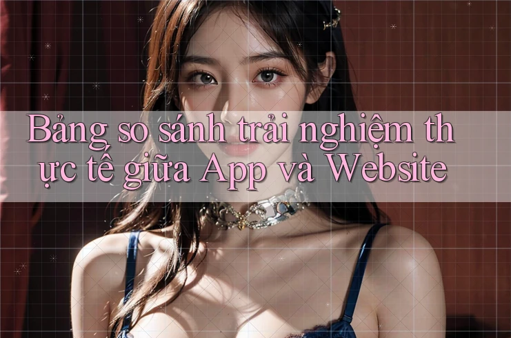 Bảng so sánh trải nghiệm thực tế giữa App và Website Bảng so sánh trải nghiệm thực tế giữa App và Website
