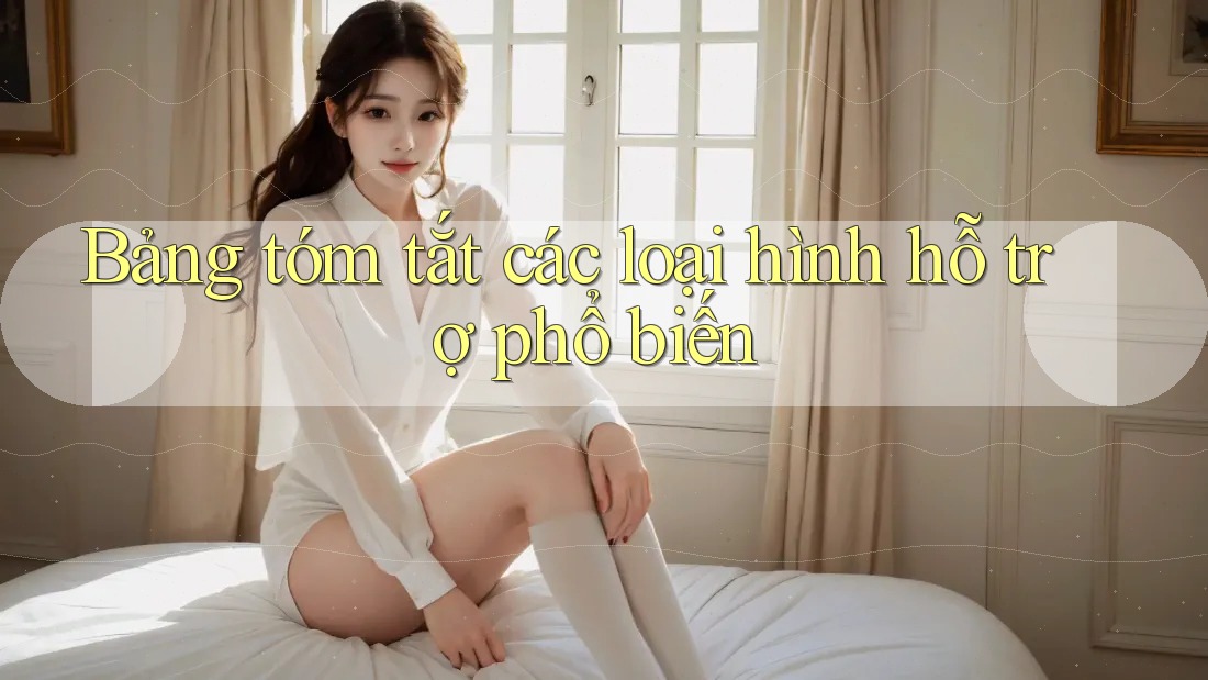 Bảng tóm tắt các loại hình hỗ trợ phổ biến