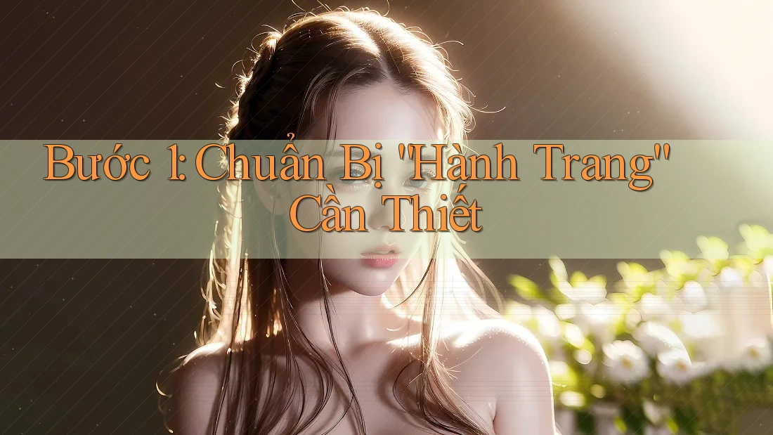 Bước 1: Chuẩn Bị “Hành Trang” Cần Thiết Bước 1: Chuẩn Bị “Hành Trang” Cần Thiết