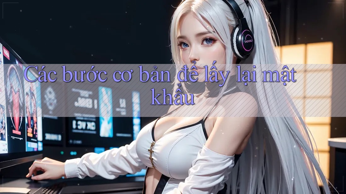 Các bước cơ bản để lấy lại mật khẩu Các bước cơ bản để lấy lại mật khẩu
