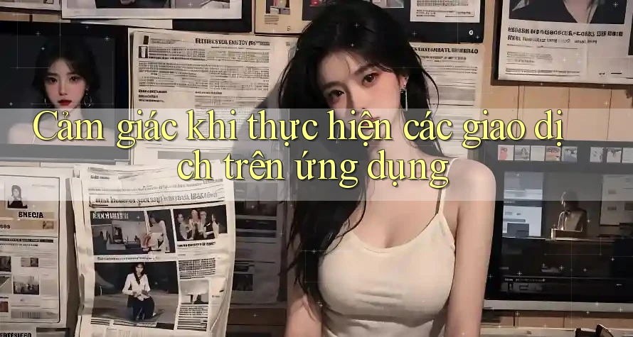 Cảm giác khi thực hiện các giao dịch trên ứng dụng