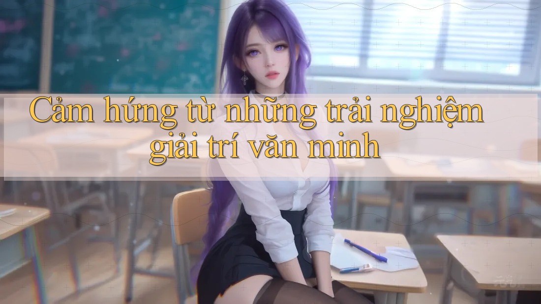 Cảm hứng từ những trải nghiệm giải trí văn minh Cảm hứng từ những trải nghiệm giải trí văn minh