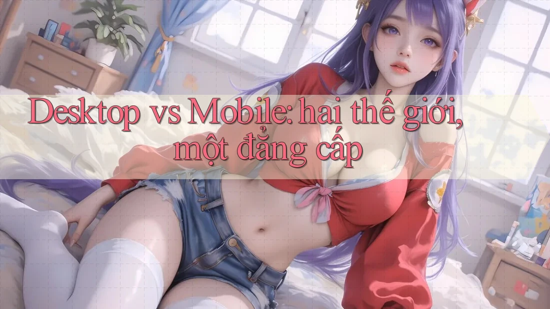 Desktop vs Mobile: hai thế giới, một đẳng cấp Desktop vs Mobile: hai thế giới, một đẳng cấp
