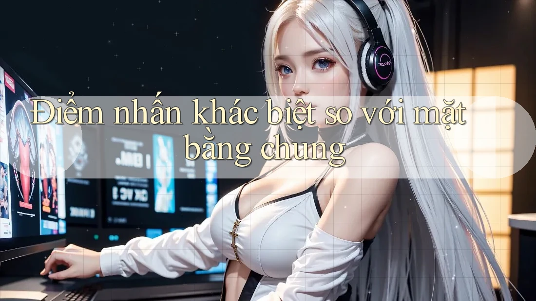 Điểm nhấn khác biệt so với mặt bằng chung Điểm nhấn khác biệt so với mặt bằng chung