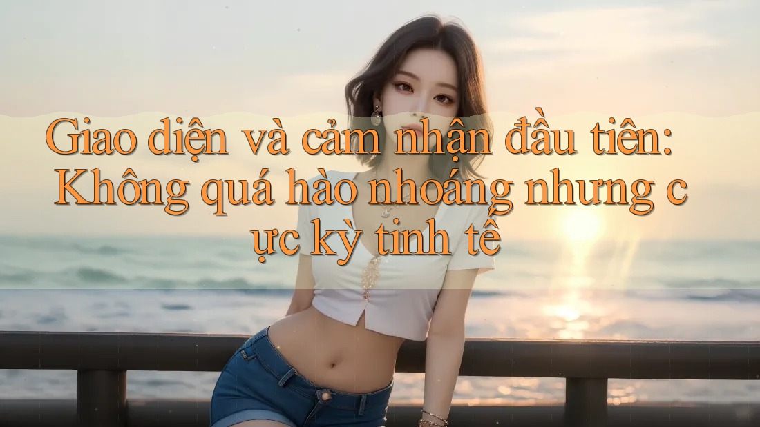 Giao diện và cảm nhận đầu tiên: Không quá hào nhoáng nhưng cực kỳ tinh tế