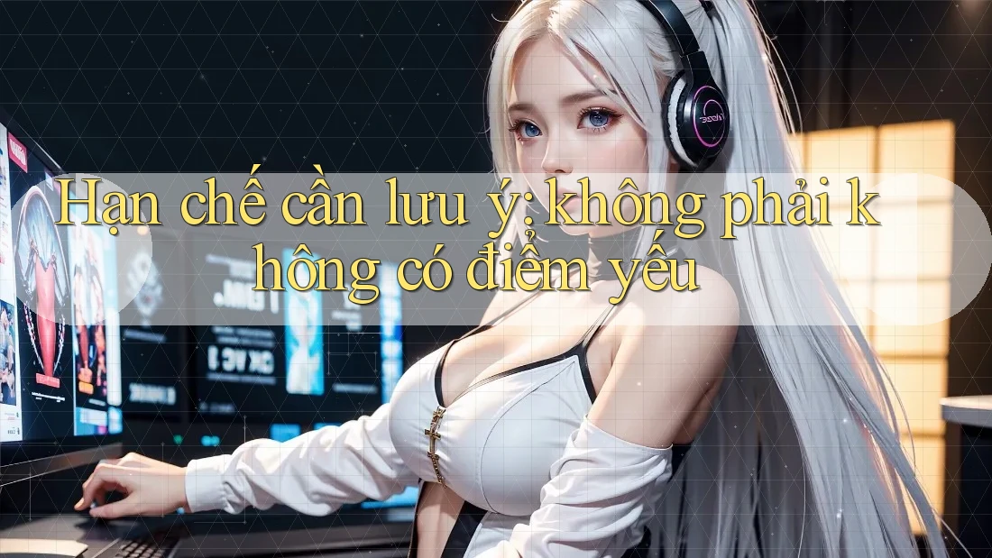 Hạn chế cần lưu ý: không phải không có điểm yếu
