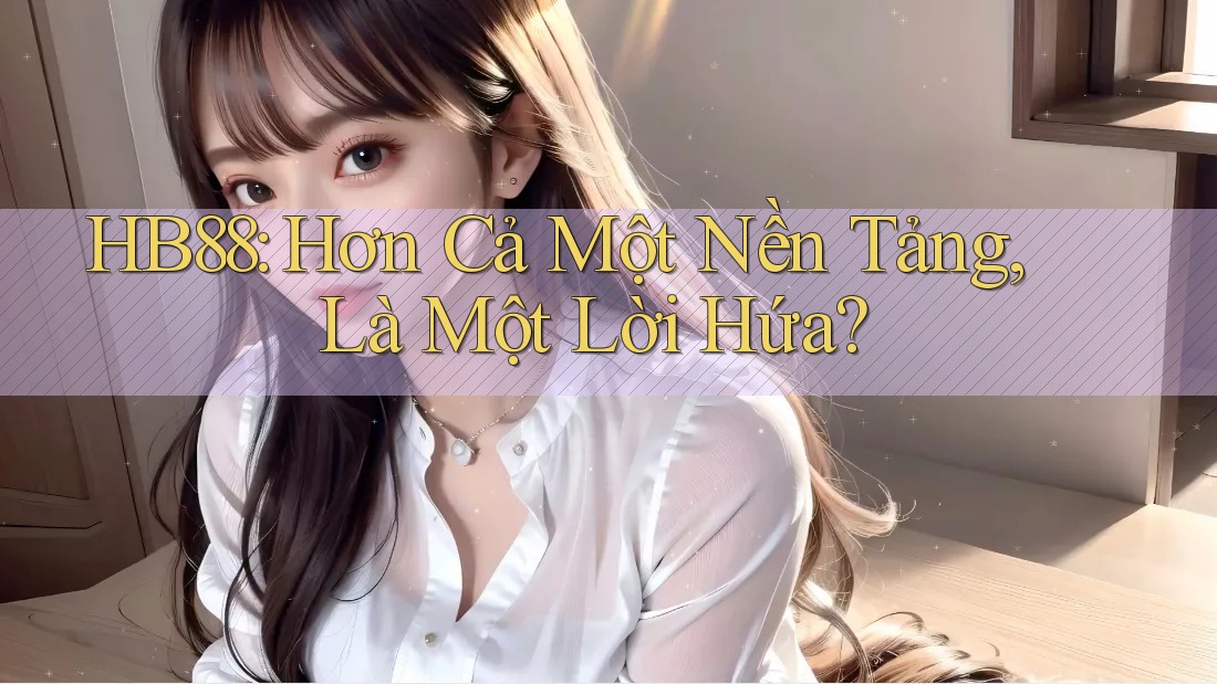 HB88: Hơn Cả Một Nền Tảng, Là Một Lời Hứa? HB88: Hơn Cả Một Nền Tảng, Là Một Lời Hứa?