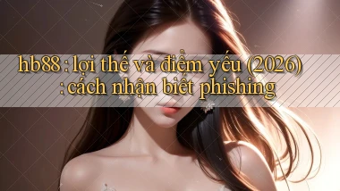 hb88 lợi thế và điểm yếu (2026) cách nhận biết phishing