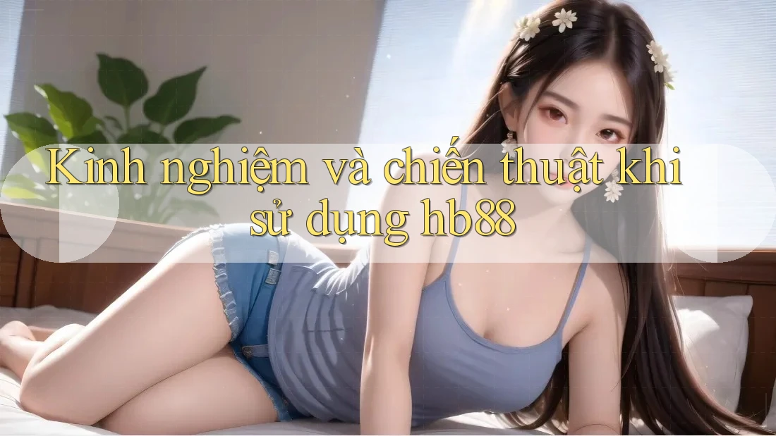 Kinh nghiệm và chiến thuật khi sử dụng hb88 Kinh nghiệm và chiến thuật khi sử dụng hb88