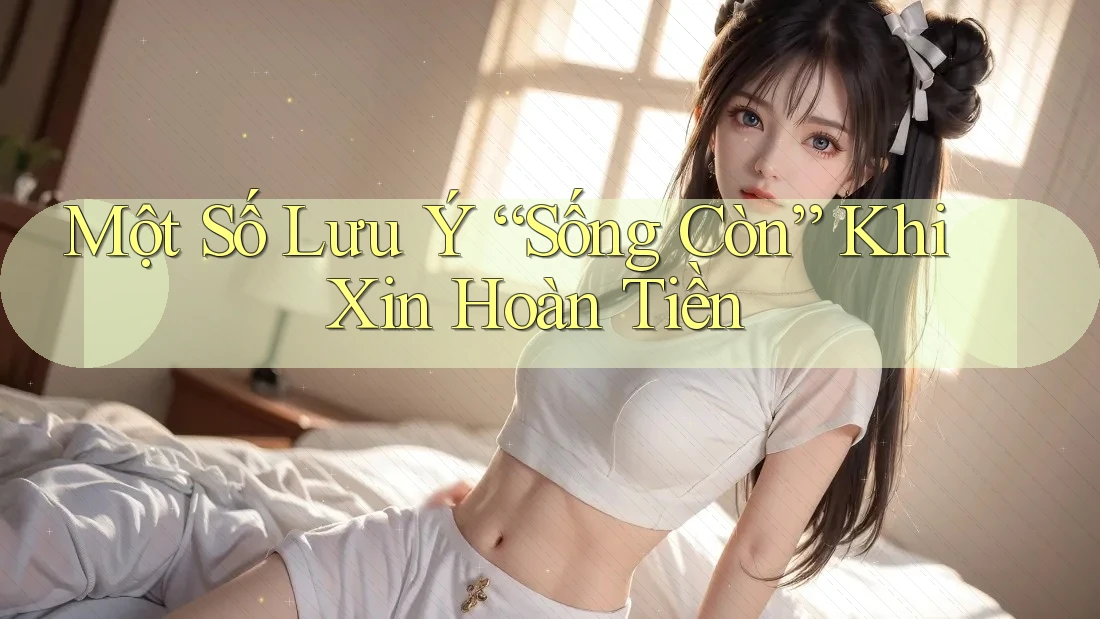 Một Số Lưu Ý “Sống Còn” Khi Xin Hoàn Tiền