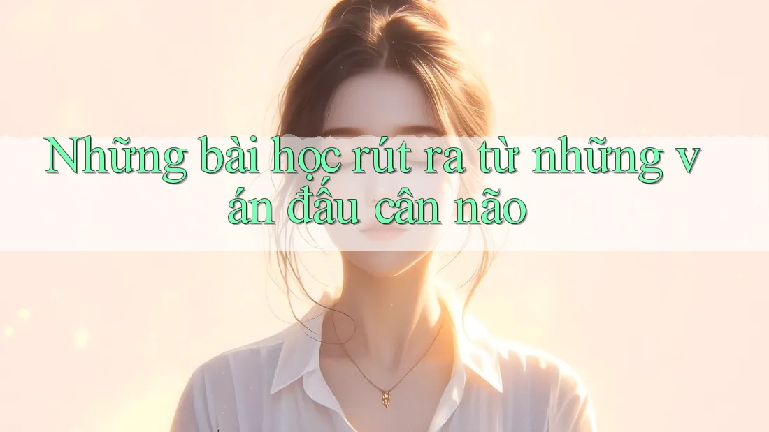 Những bài học rút ra từ những ván đấu cân não