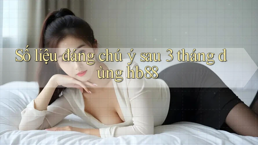 Số liệu đáng chú ý sau 3 tháng dùng hb88