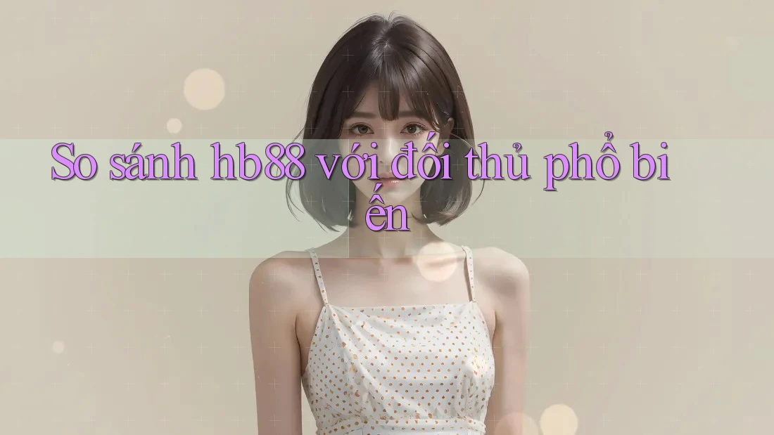 So sánh hb88 với đối thủ phổ biến