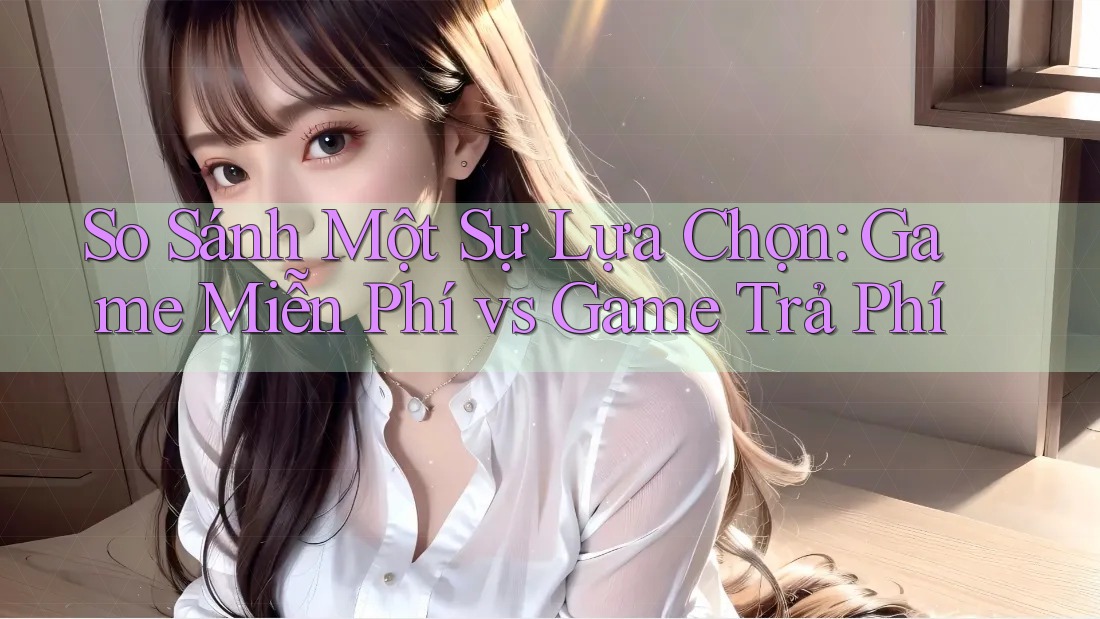So Sánh Một Sự Lựa Chọn: Game Miễn Phí vs Game Trả Phí So Sánh Một Sự Lựa Chọn: Game Miễn Phí vs Game Trả Phí