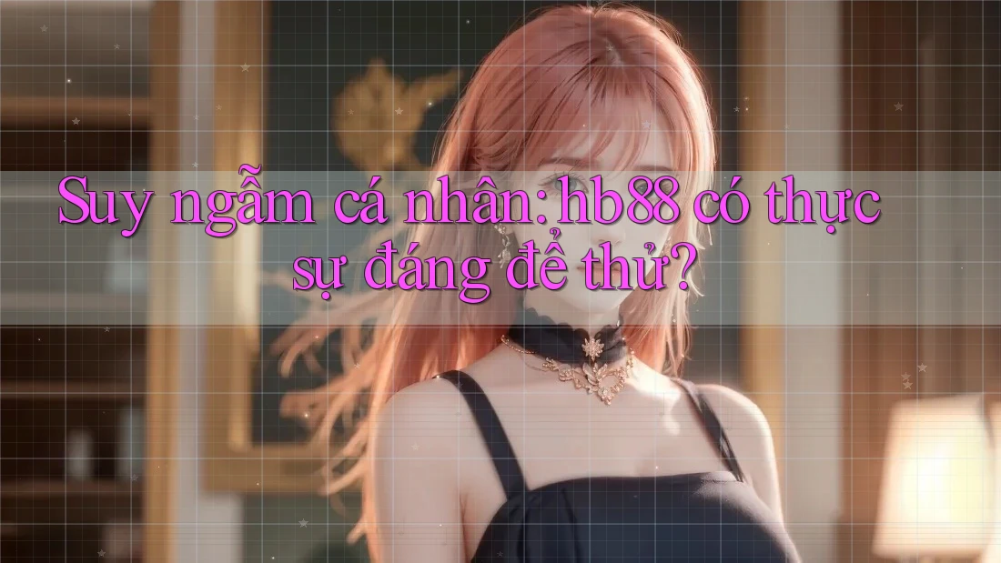 Suy ngẫm cá nhân: hb88 có thực sự đáng để thử?