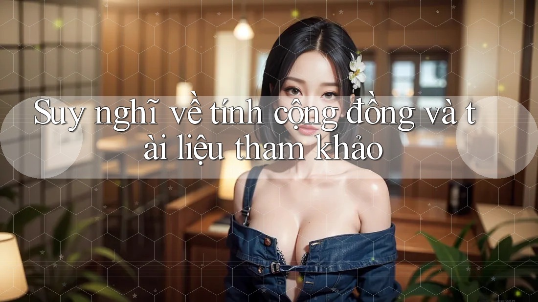 Suy nghĩ về tính cộng đồng và tài liệu tham khảo