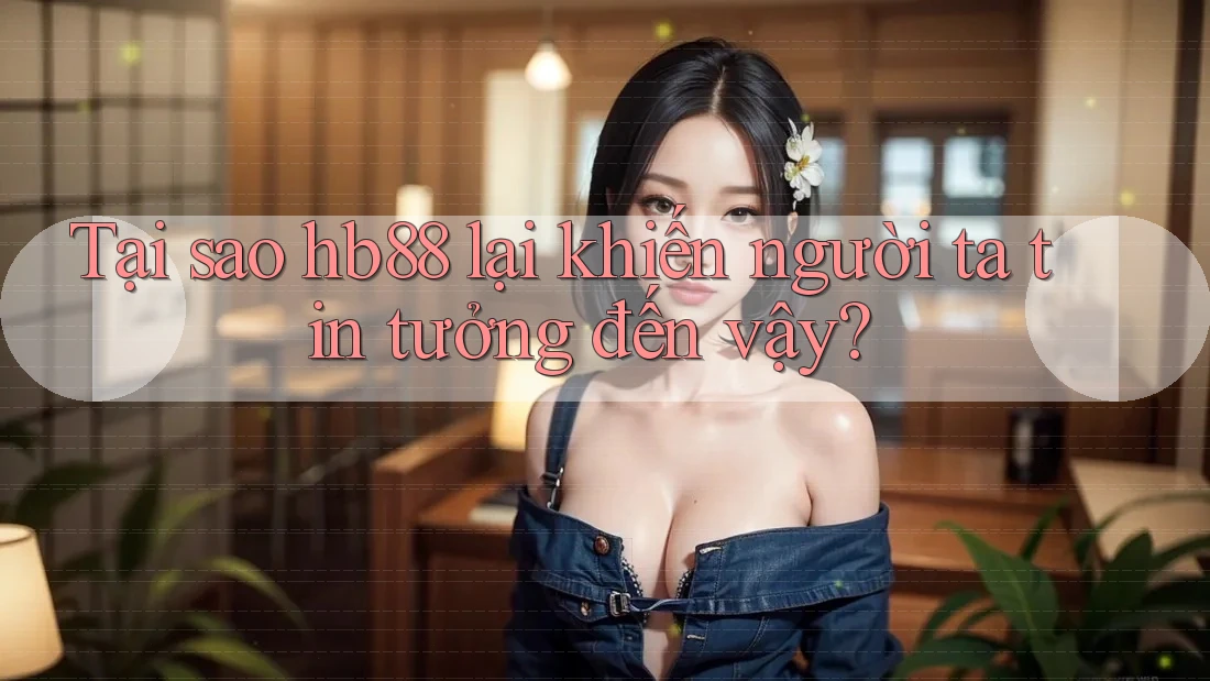 Tại sao hb88 lại khiến người ta tin tưởng đến vậy? Tại sao hb88 lại khiến người ta tin tưởng đến vậy?