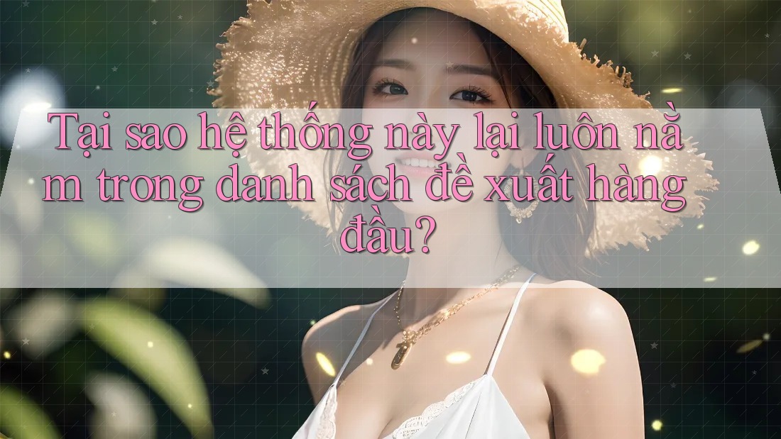 Tại sao hệ thống này lại luôn nằm trong danh sách đề xuất hàng đầu? Tại sao hệ thống này lại luôn nằm trong danh sách đề xuất hàng đầu?