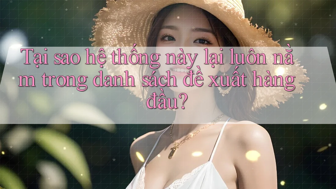 Tại sao hệ thống này lại luôn nằm trong danh sách đề xuất hàng đầu? Tại sao hệ thống này lại luôn nằm trong danh sách đề xuất hàng đầu?