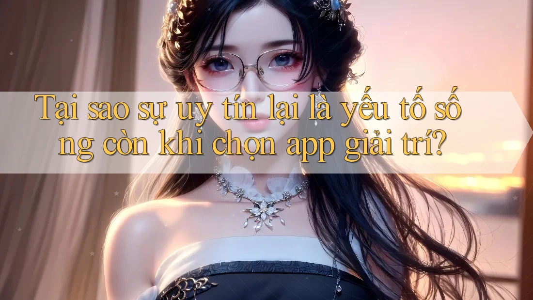 Tại sao sự uy tín lại là yếu tố sống còn khi chọn app giải trí?