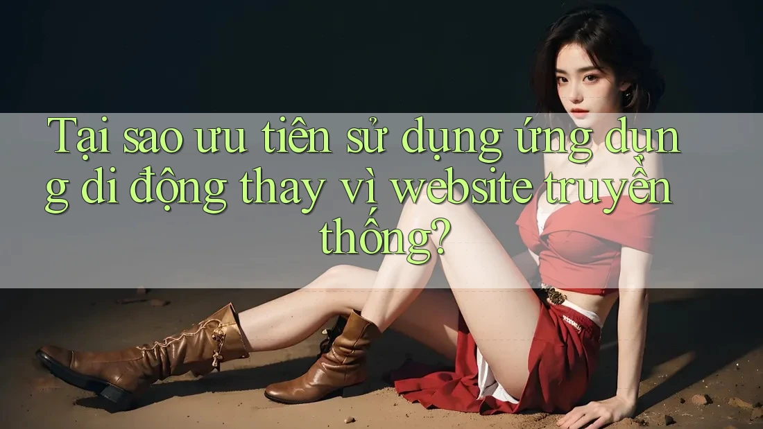 Tại sao ưu tiên sử dụng ứng dụng di động thay vì website truyền thống?