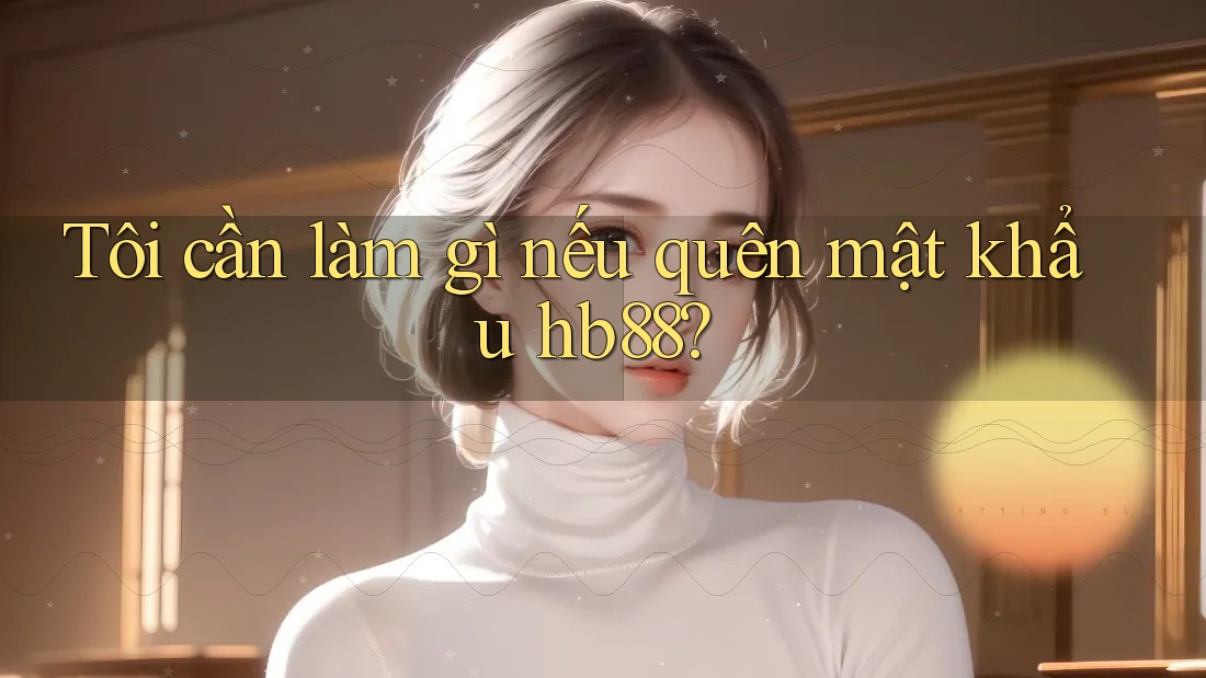 Tôi cần làm gì nếu quên mật khẩu hb88?