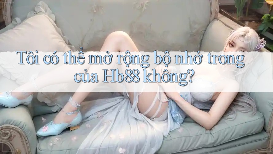 Tôi có thể mở rộng bộ nhớ trong của Hb88 không?