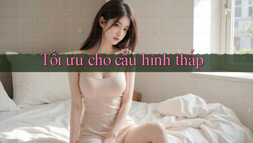 Tối ưu cho cấu hình thấp Tối ưu cho cấu hình thấp