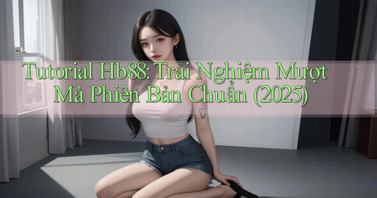 tutorial Hb88 trải nghiệm mượt mà phiên bản chuẩn (2025)